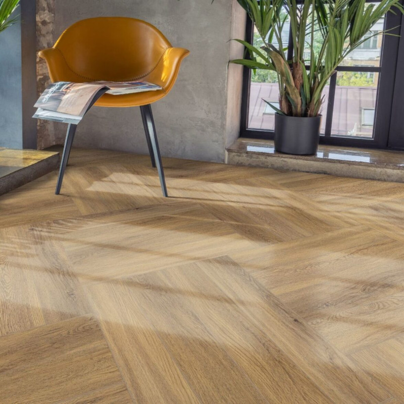 Клеевой виниловый паркет Aquafloor Parquet Glue AF2504PG
