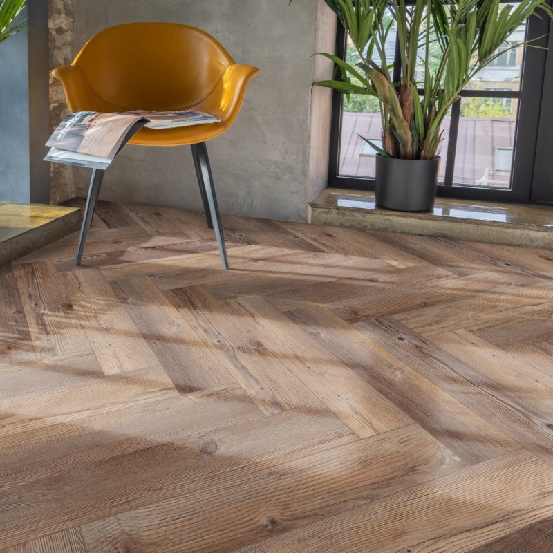 Клеевой виниловый паркет Aquafloor Parquet Glue AF2517PG
