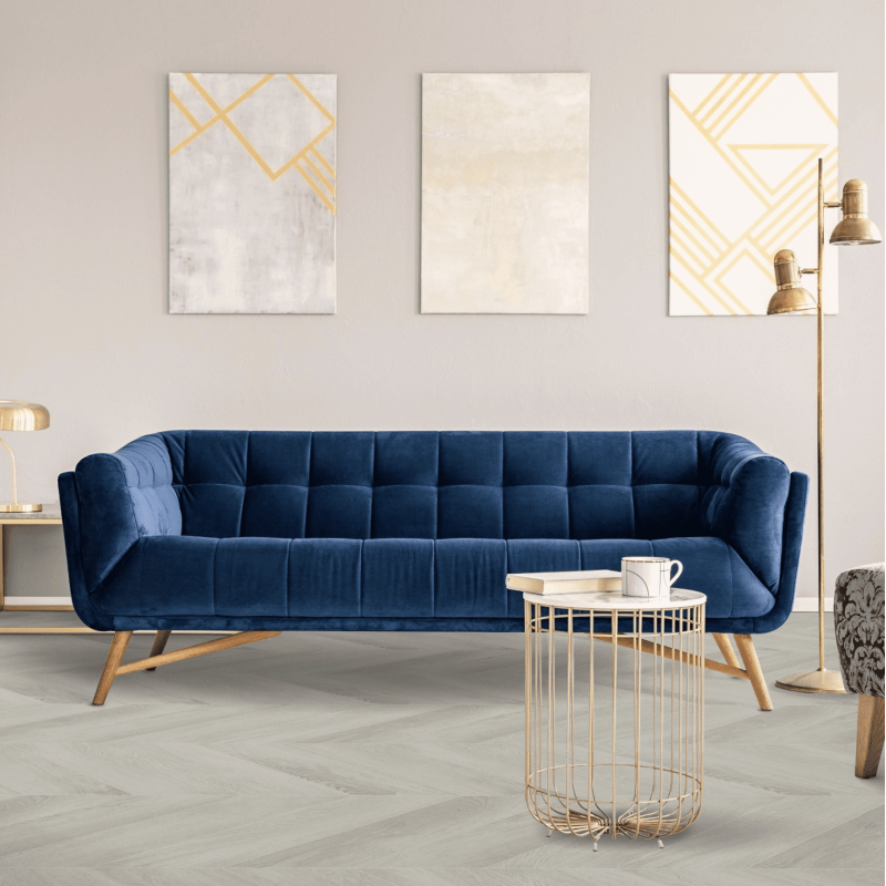 Кварц-виниловая плитка Alpine Floor Дуб Фантазия Chevron