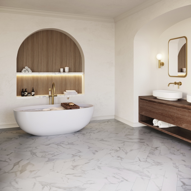LVT плитка Invictus Pure Marble Snowflake